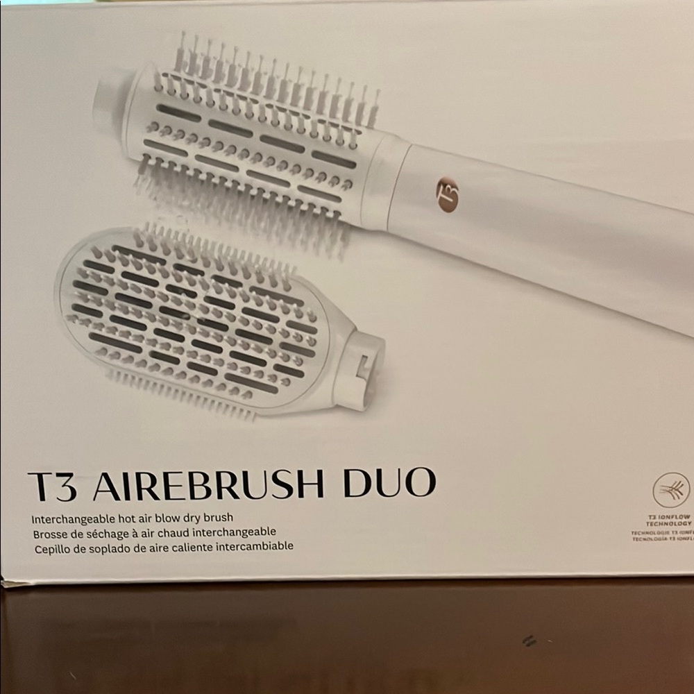 T3 Airebrush Duo Interchangeable Hot Air Brush